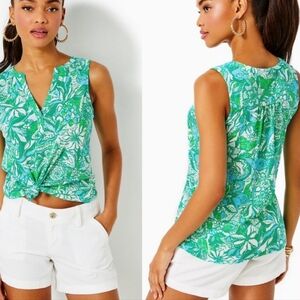 New Lilly Pulitzer Dev top Safari Sangria large